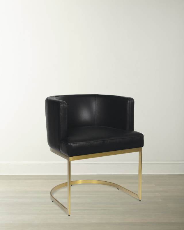 Owen Leather Dining Arm Chair